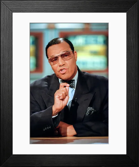 Framed Print : Leader of the Nation of Islam Framed Print : Leader of the Nation of Islam