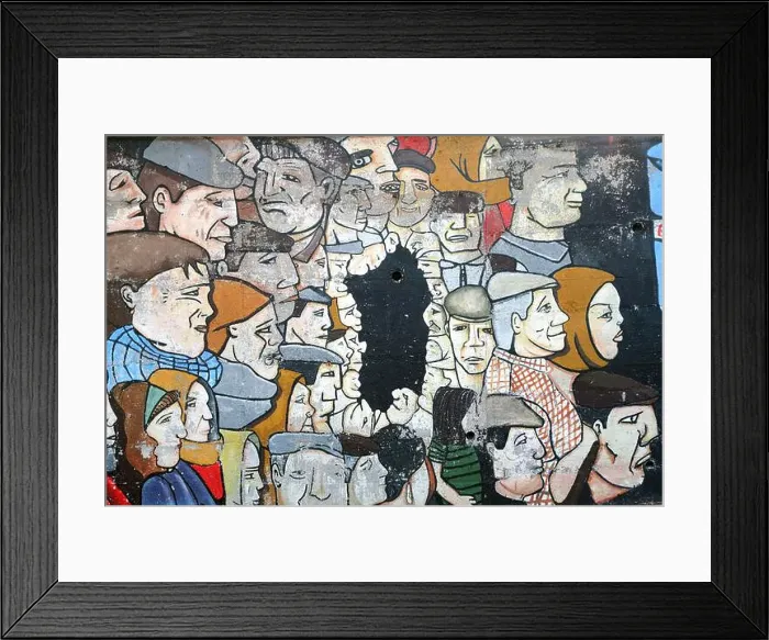 Framed Print : mural in the town of Orgosolo, Sardinia region, Italy. Orgosolo is famous for its political and social murals Framed Print : mural in the town of Orgosolo, Sardinia region, Italy. Orgosolo is famous for its political and social murals