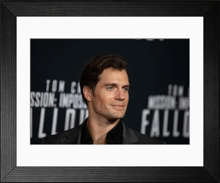 Framed Print : Actor Henry Cavill on the red carpet prior to a screening of Mission Impossible Fallout a the Smithsonian National Air Framed Print : Actor Henry Cavill on the red carpet prior to a screening of Mission Impossible Fallout a the Smithsonian National Air