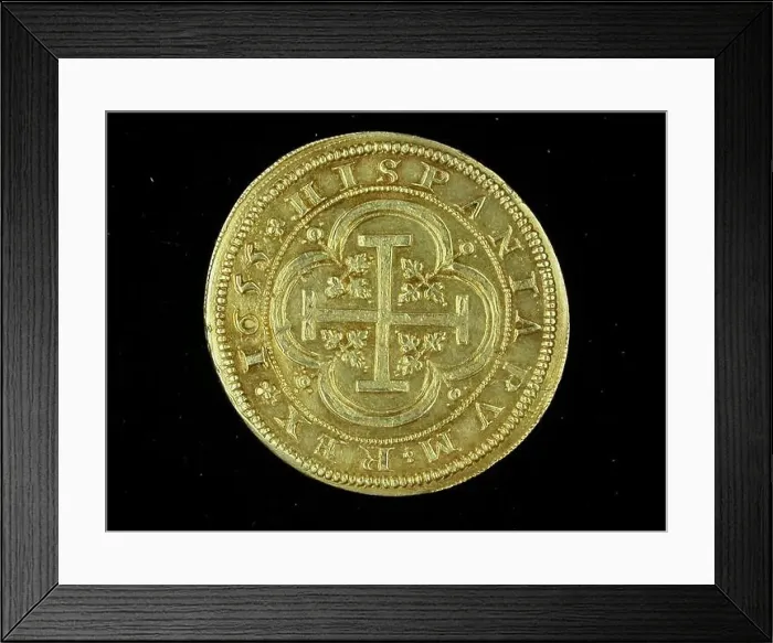 Framed Print : NUMISMATICA. MONEDA MODERNA. OCHO ESCUDOS DE ORO Framed Print : NUMISMATICA. MONEDA MODERNA. OCHO ESCUDOS DE ORO