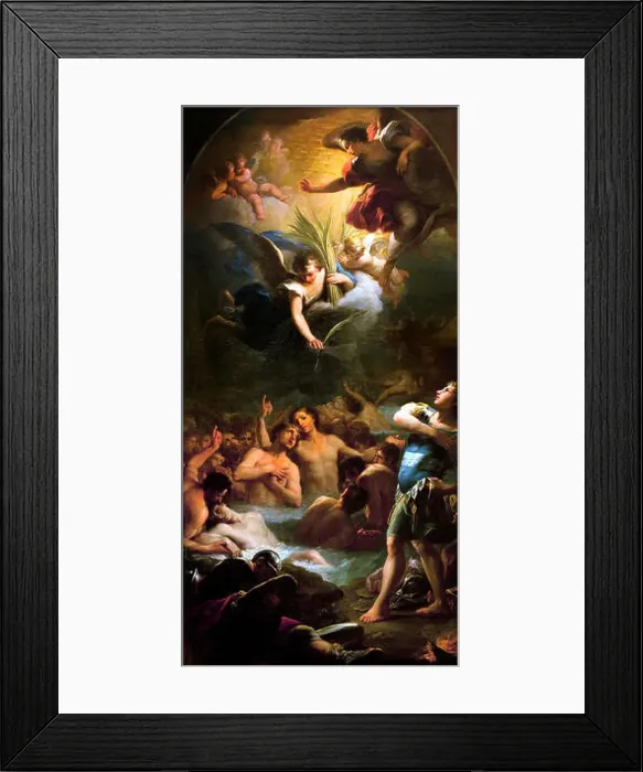 Framed Print : Saint Meliton`s martyrdom and the Sebaste`s martyrs 1764 Mariano Salvador Maella (1739 – 1819) Spain Spanish Framed Print : Saint Meliton`s martyrdom and the Sebaste`s martyrs 1764 Mariano Salvador Maella (1739 – 1819) Spain Spanish