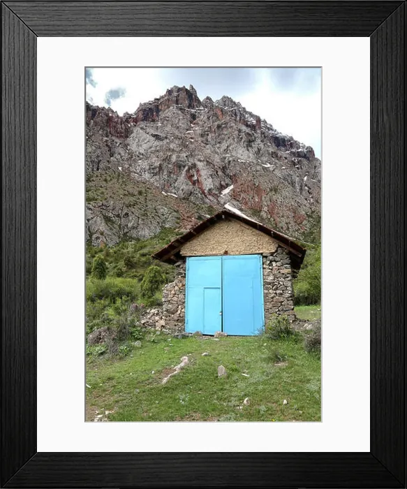 Framed Print : Hut in Saritag, Tajikistan Framed Print : Hut in Saritag, Tajikistan