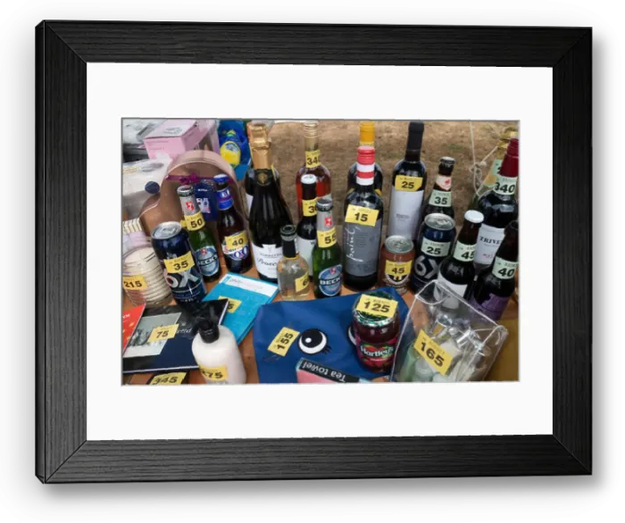 Framed Print : Tombola stall Framed Print : Tombola stall
