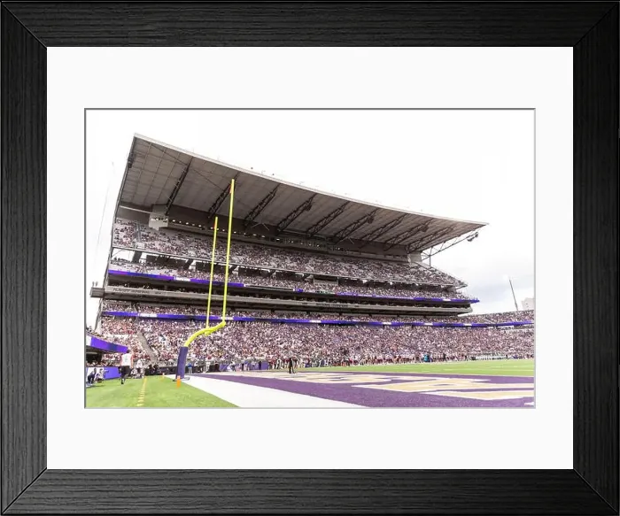 Framed Print : General view of Alaska Airlines Field at Husky Stadium prior to the first quarter of an NCAA college football game Framed Print : General view of Alaska Airlines Field at Husky Stadium prior to the first quarter of an NCAA college football game