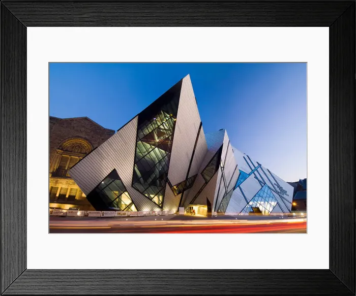 Framed Print : The Michael Lee-Chin Crystal Building, Royal Ontario Museum, Toronto, Ontario Framed Print : The Michael Lee-Chin Crystal Building, Royal Ontario Museum, Toronto, Ontario