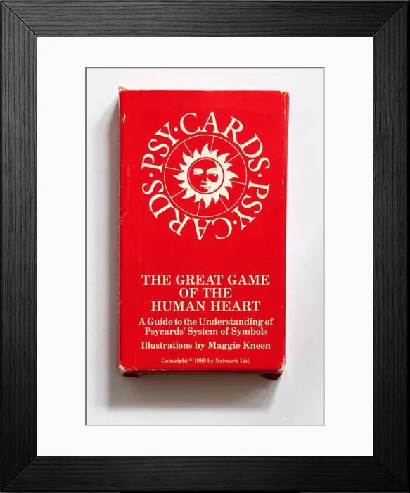 Framed Print : A Pack of Psy Cards - The Great Game of the Human Heart Framed Print : A Pack of Psy Cards - The Great Game of the Human Heart