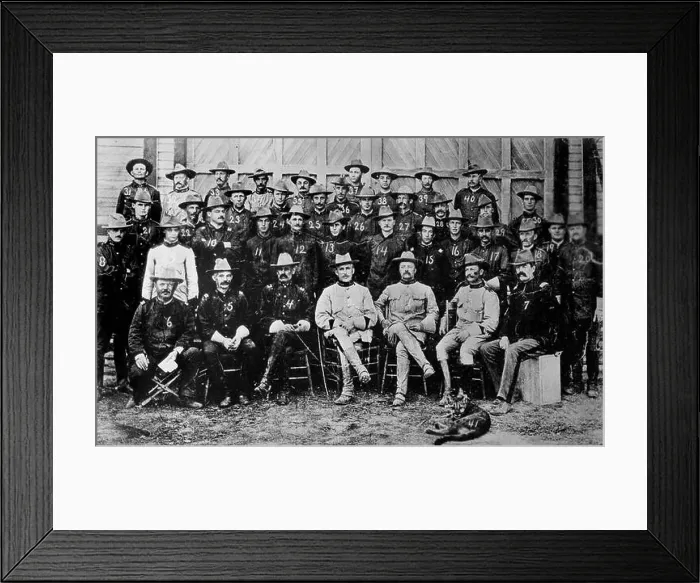 Framed Print : Theodore Roosevelt's Rough Riders, 1898 Framed Print : Theodore Roosevelt's Rough Riders, 1898