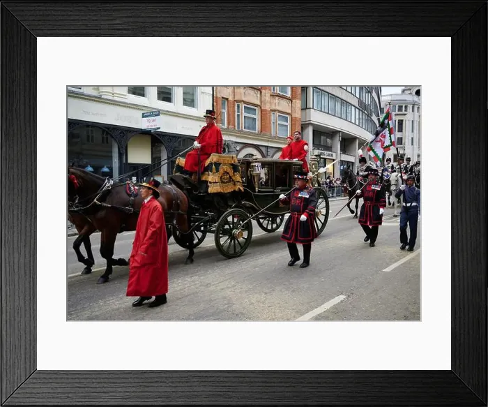 Framed Print : London, UK, The Lord Mayor Show held on November 13, 2021 Framed Print : London, UK, The Lord Mayor Show held on November 13, 2021