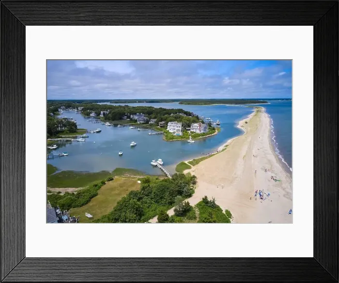 Framed Print : Sand Beach On Thatch Island near Popponesset Island In Mashpee, Cape Cod, Massachusetts Framed Print : Sand Beach On Thatch Island near Popponesset Island In Mashpee, Cape Cod, Massachusetts