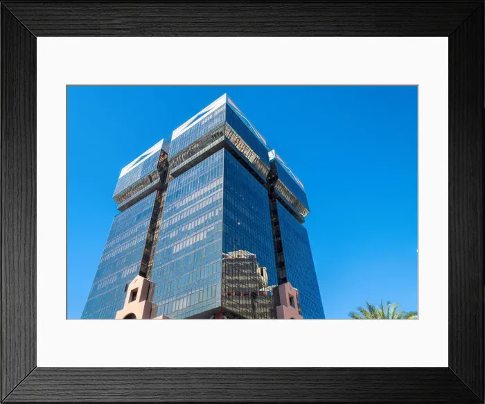 Framed Print : view of modern facade of Amoreiras Shopping Center Framed Print : view of modern facade of Amoreiras Shopping Center