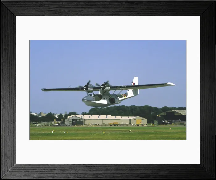 Framed Print : Consolidated PBY Catalina aircraft in RAF Coastal Command Camouflage, Flypast Fairford Air Tattoo Framed Print : Consolidated PBY Catalina aircraft in RAF Coastal Command Camouflage, Flypast Fairford Air Tattoo