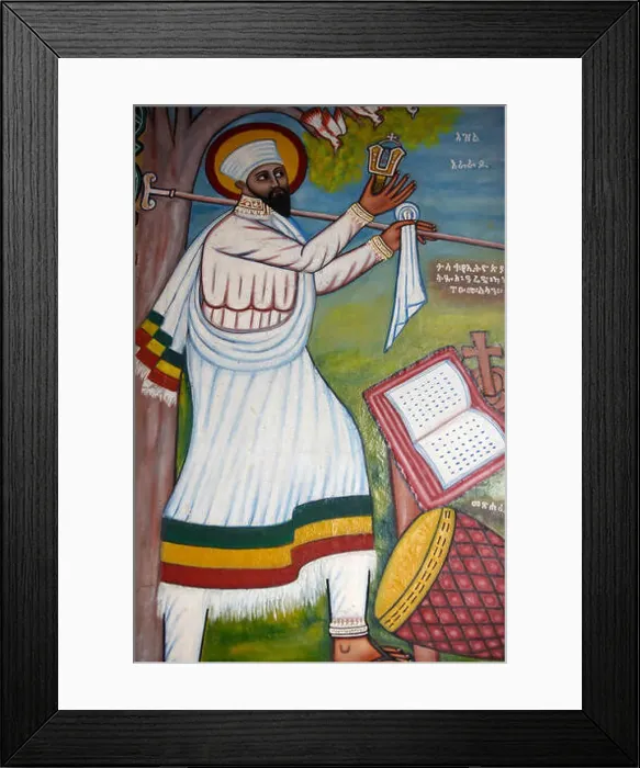 Framed Print : Saint Yared (April 25, 505 Ð May 20) Framed Print : Saint Yared (April 25, 505 Ð May 20)