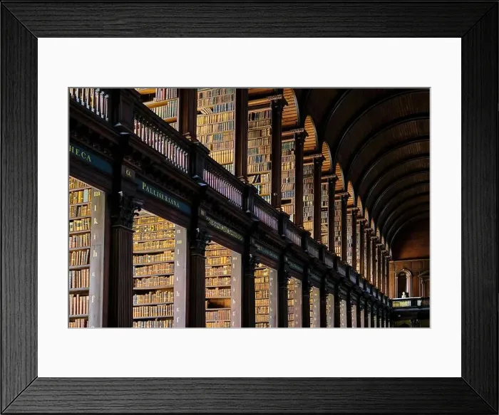 Framed Print : Republic of Ireland; Dublin, Library at Trinity College Framed Print : Republic of Ireland; Dublin, Library at Trinity College