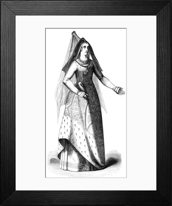 Framed Print : Marie de Bourgogne, daughter of Charles le Temeraire, 16th century (1849) Framed Print : Marie de Bourgogne, daughter of Charles le Temeraire, 16th century (1849)