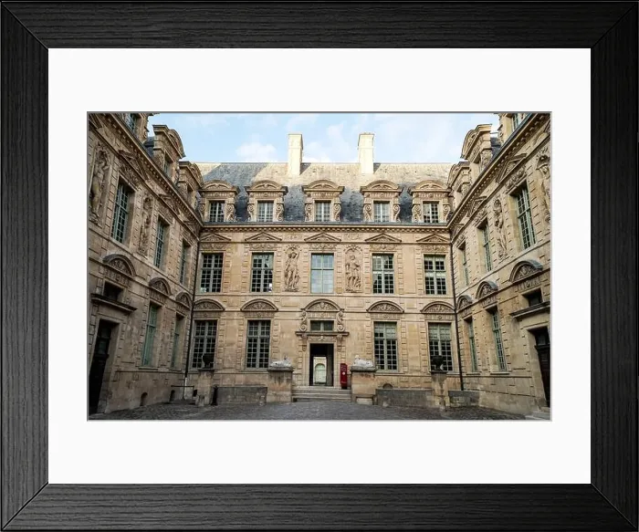 Framed Print : The Bibliothèque Historique de la Ville de Paris Framed Print : The Bibliothèque Historique de la Ville de Paris