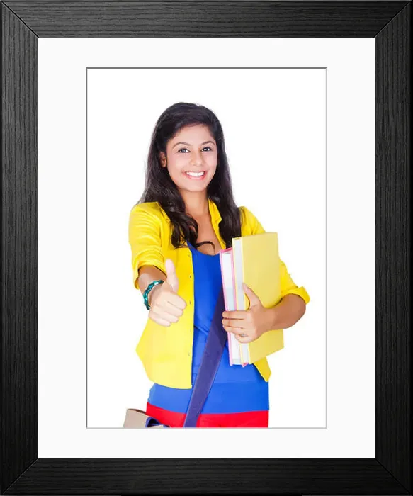Framed Print : indian college girl Student Framed Print : indian college girl Student