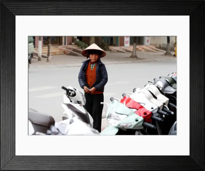 Framed Print : Honda motorcycle dealer. Lang Son. Vietnam. Van Quan. Vietnam Framed Print : Honda motorcycle dealer. Lang Son. Vietnam. Van Quan. Vietnam