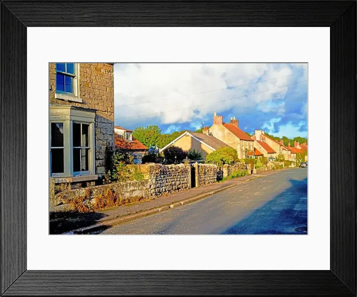 Framed Print : Flockton Village, North Yorkshire, England Framed Print : Flockton Village, North Yorkshire, England