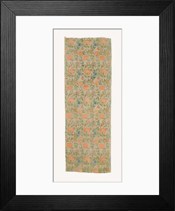 Framed Print : Textile Length. Iran, Safavid period Framed Print : Textile Length. Iran, Safavid period