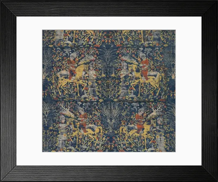 Framed Print : Compound satin (?) (broken twill?) Framed Print : Compound satin (?) (broken twill?)