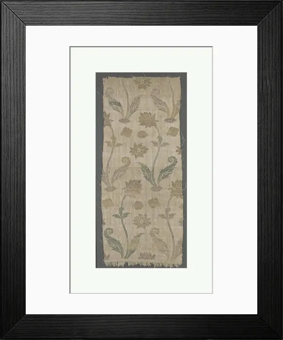 Framed Print : Fragment, 17th century, Attributed to Iran Framed Print : Fragment, 17th century, Attributed to Iran