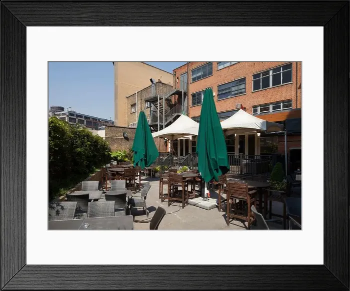 Framed Print : The Fence, Farringdon, London Framed Print : The Fence, Farringdon, London