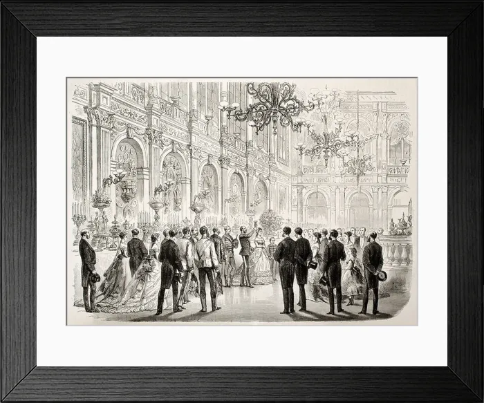 Framed Print : King of Hanover George V banquet Framed Print : King of Hanover George V banquet
