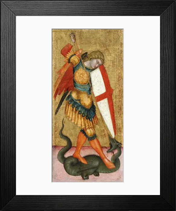 Framed Print : Saint Michael and the Dragon. Museum: National Museum of Western Art, Tokyo Framed Print : Saint Michael and the Dragon. Museum: National Museum of Western Art, Tokyo