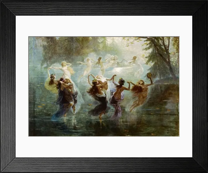 Framed Print : Le villi - 1906 - oil on canvas 85, 5 x 127 cm - Giuliano Bartolomeo Framed Print : Le villi - 1906 - oil on canvas 85, 5 x 127 cm - Giuliano Bartolomeo