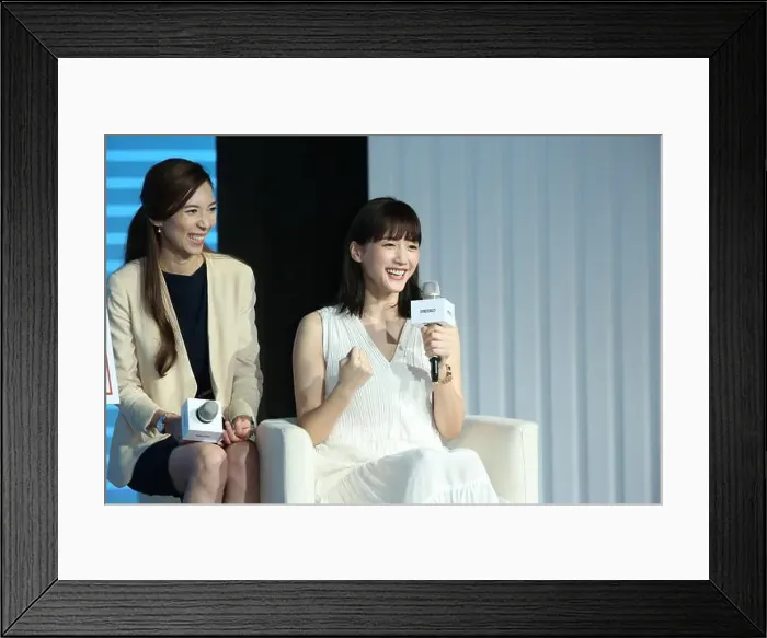 Framed Print : Japanese actress Haruka Ayase attends a promotional event for SEIKO in Taipei, Taiwan, 4 March 2019 Framed Print : Japanese actress Haruka Ayase attends a promotional event for SEIKO in Taipei, Taiwan, 4 March 2019