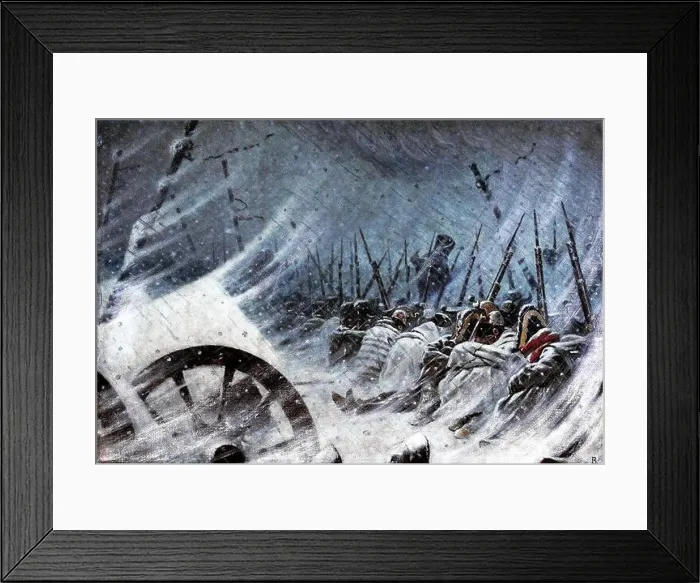 Framed Print : Night Bivouac of Great Army Framed Print : Night Bivouac of Great Army