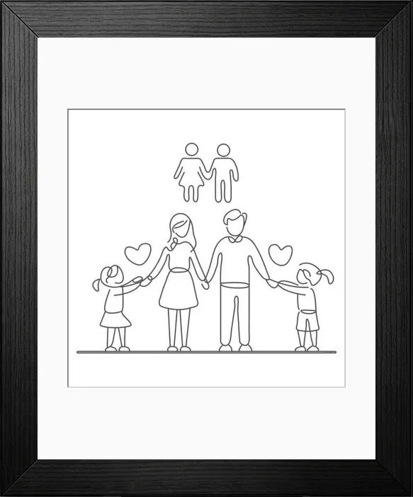 Framed Print : Collection of mothers, fathers Framed Print : Collection of mothers, fathers