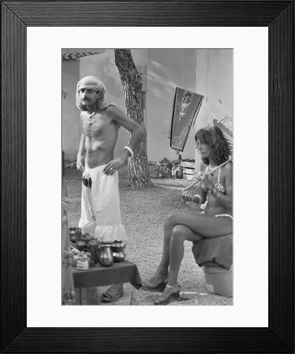 Framed Print : Hippy market in Es Canar, Ibiza, 70s Framed Print : Hippy market in Es Canar, Ibiza, 70s