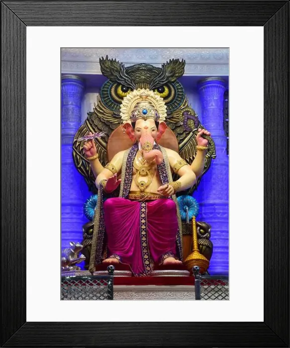 Framed Print : First look Lalbaugcha Raja idol elephant headed god Ganesh photo shoot Lalbaugcha Raja Sarvajanik Ganeshotsav Mandal Framed Print : First look Lalbaugcha Raja idol elephant headed god Ganesh photo shoot Lalbaugcha Raja Sarvajanik Ganeshotsav Mandal
