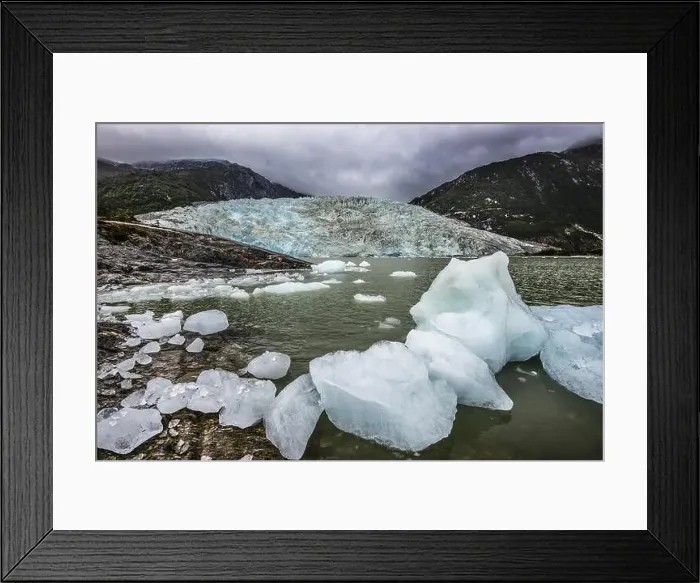 Framed Print : Pia Glacier, Cordillera Darwin Framed Print : Pia Glacier, Cordillera Darwin