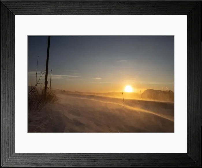 Framed Print : Panoramic mountain view in Kiruna, Swedish Lapland. Tundra landscape with dramatic January sky Framed Print : Panoramic mountain view in Kiruna, Swedish Lapland. Tundra landscape with dramatic January sky