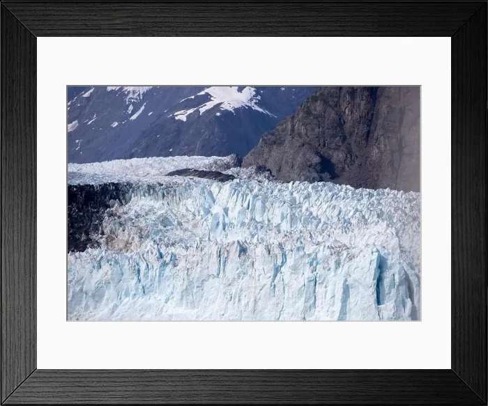 Framed Print : Large Alaskan glacier in Glacier Bay National Park Framed Print : Large Alaskan glacier in Glacier Bay National Park