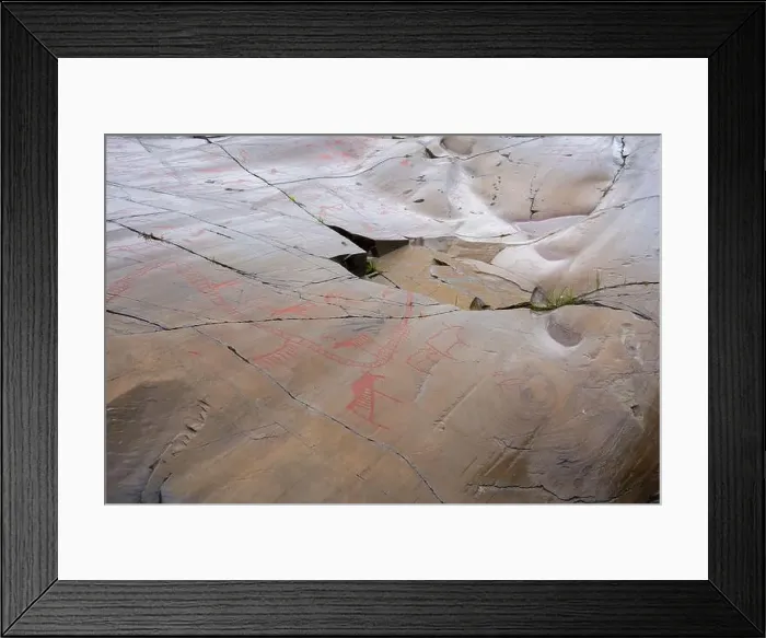 Framed Print : The Rock Art of Alta in Norway Framed Print : The Rock Art of Alta in Norway