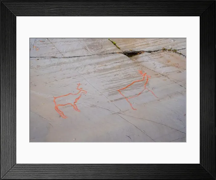 Framed Print : The Rock Art of Alta in Norway Framed Print : The Rock Art of Alta in Norway