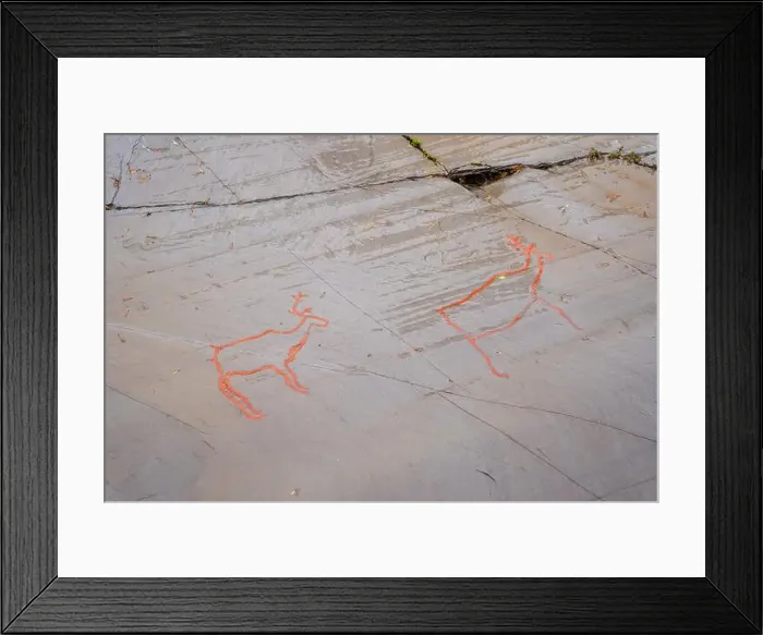 Framed Print : The Rock Art of Alta in Norway Framed Print : The Rock Art of Alta in Norway