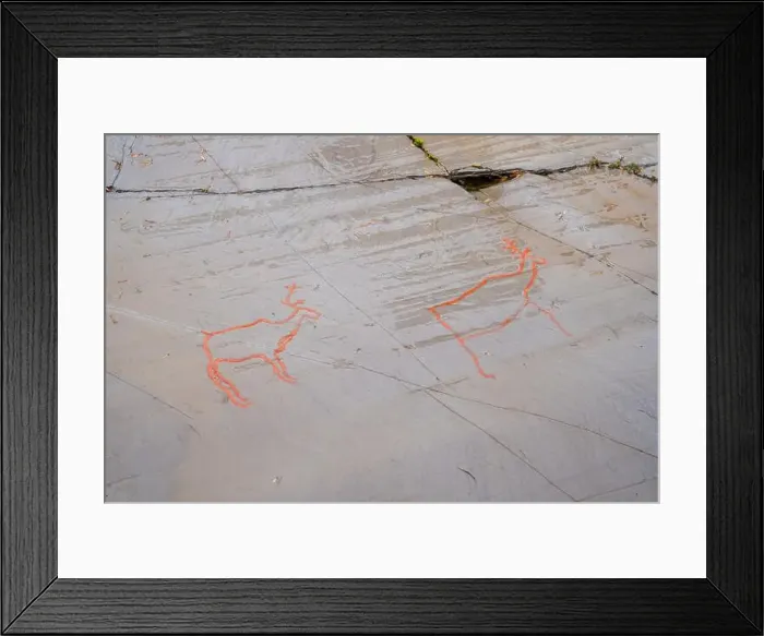 Framed Print : The Rock Art of Alta in Norway Framed Print : The Rock Art of Alta in Norway