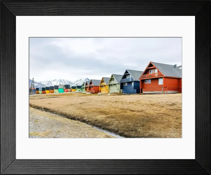 Framed Print : Longyearbyen, Svalbard, Norway Framed Print : Longyearbyen, Svalbard, Norway
