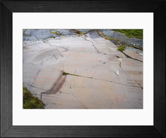 Framed Print : The Rock Art of Alta in Norway Framed Print : The Rock Art of Alta in Norway
