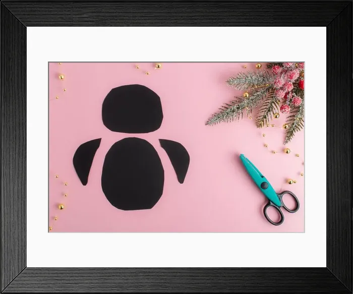 Framed Print : DIY. Step-by-step instructions for making a penguin out of paper. Step 1 Framed Print : DIY. Step-by-step instructions for making a penguin out of paper. Step 1