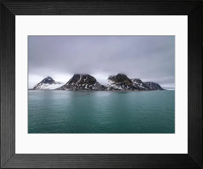 Framed Print : cruising in the Arctic in the Magdalensfjorden on Svalbard, Norway Framed Print : cruising in the Arctic in the Magdalensfjorden on Svalbard, Norway