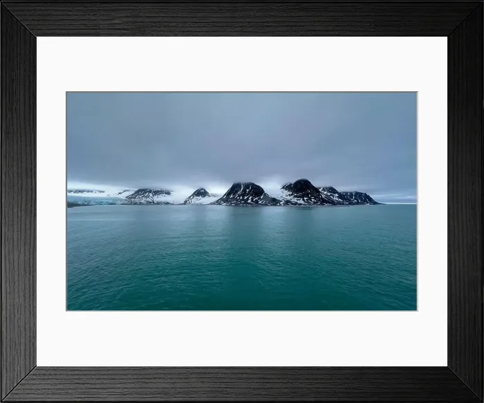 Framed Print : cruising in the Arctic in the Magdalensfjorden on Svalbard, Norway Framed Print : cruising in the Arctic in the Magdalensfjorden on Svalbard, Norway