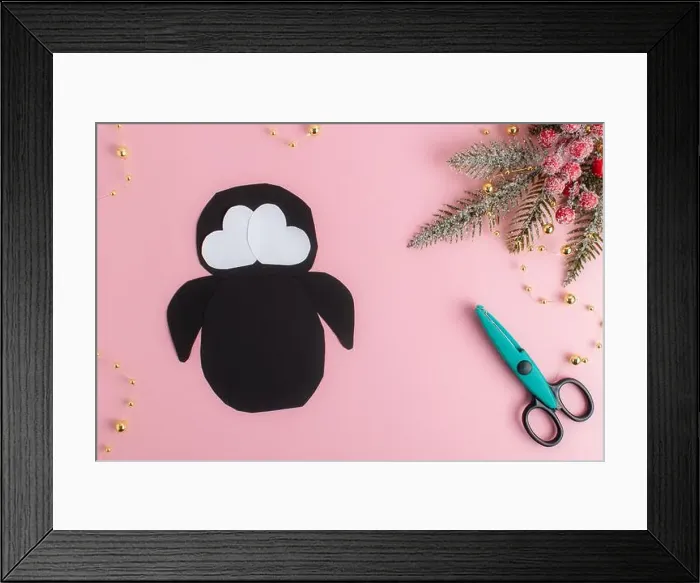 Framed Print : DIY. Step-by-step instructions for making a penguin out of paper. Step 1 Framed Print : DIY. Step-by-step instructions for making a penguin out of paper. Step 1