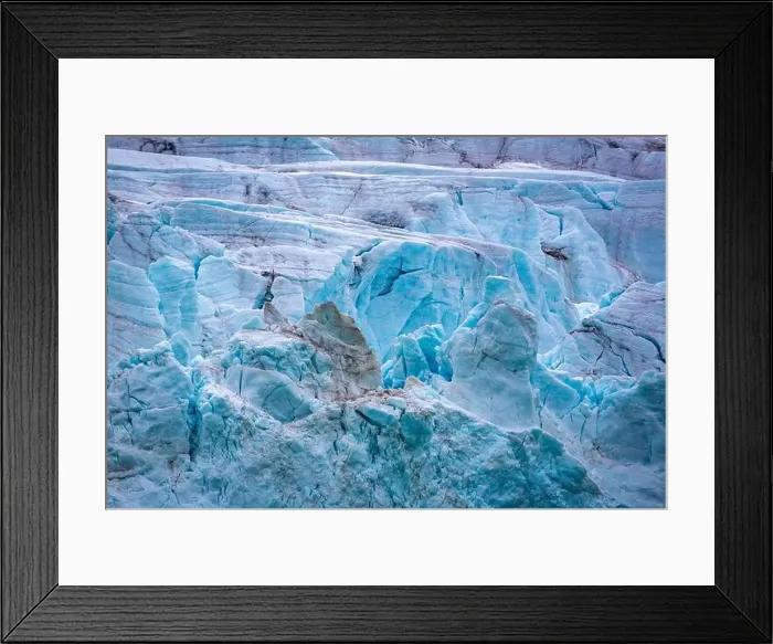 Framed Print : cruising in the Arctic in the Magdalensfjord on Svalbard along a glacier Framed Print : cruising in the Arctic in the Magdalensfjord on Svalbard along a glacier