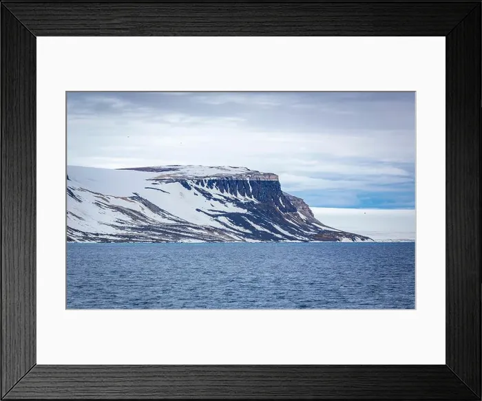 Framed Print : rocks waterfall small iceberg and glacier at the Alkefjellet between Spitsbergen and Nordaustlandet on Svalbard, Norway Framed Print : rocks waterfall small iceberg and glacier at the Alkefjellet between Spitsbergen and Nordaustlandet on Svalbard, Norway