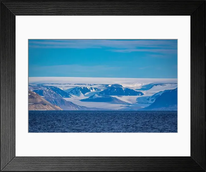 Framed Print : rocks waterfall small iceberg and glacier at the Alkefjellet between Spitsbergen and Nordaustlandet on Svalbard, Norway Framed Print : rocks waterfall small iceberg and glacier at the Alkefjellet between Spitsbergen and Nordaustlandet on Svalbard, Norway